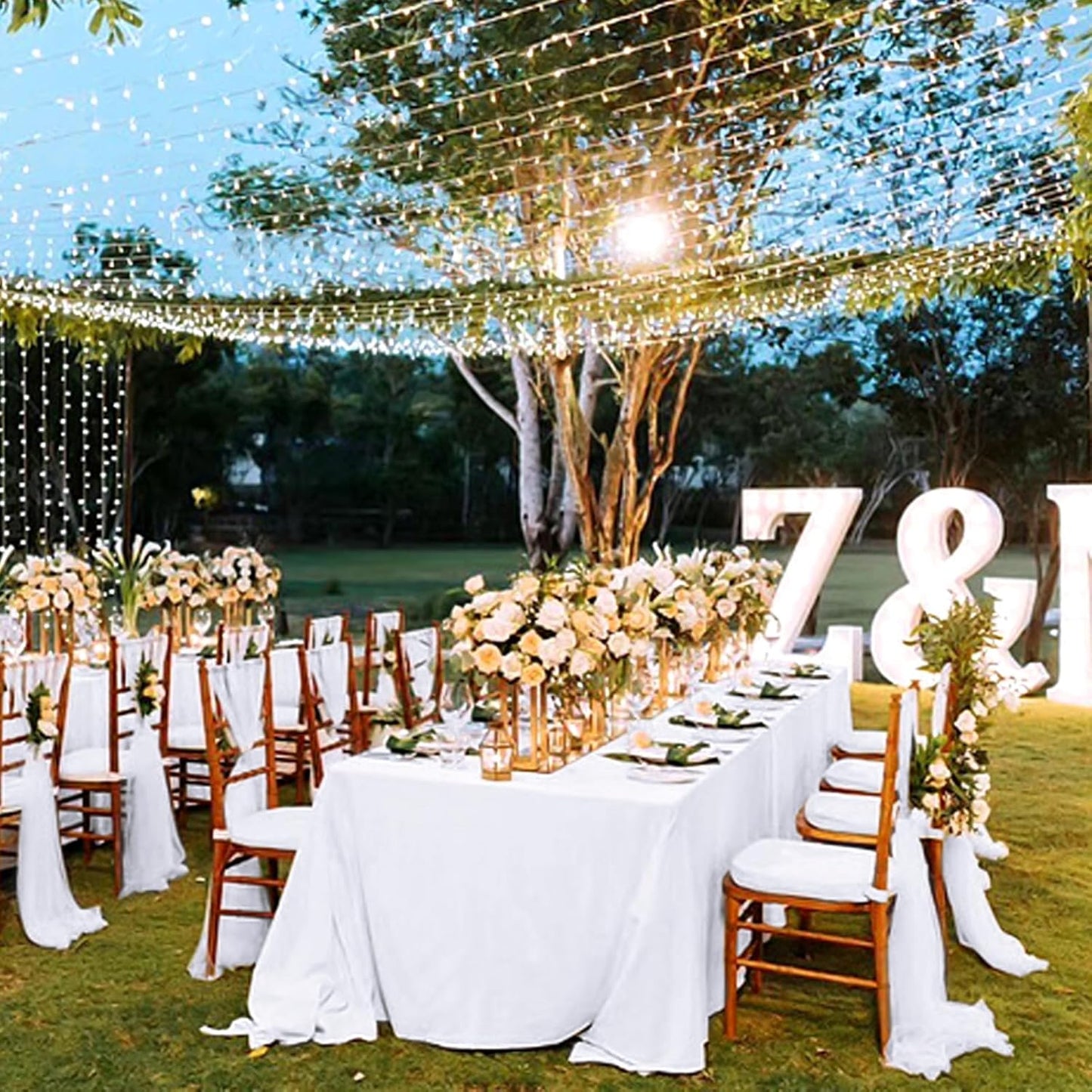 10 Pack Polyester Tablecloths, White 90 x 156 Inch Polyester Table Cloth for 8 Foot Rectangle Tables, Stain and Wrinkle Resistant Washable Fabric Table Cover for Wedding Banquet Restaurant Party