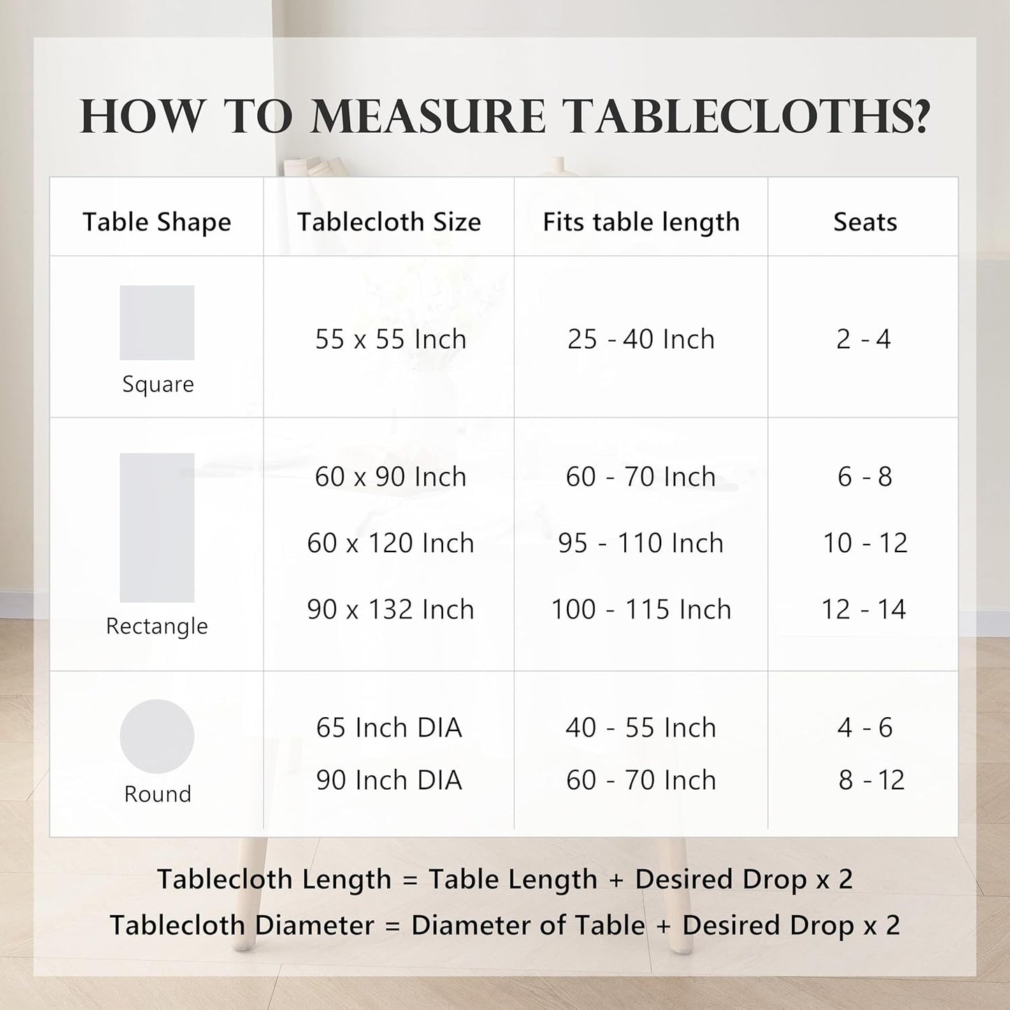 100% Pure French Linen Tablecloths,90Inches Round Table Clothes for Dining,Parties,Picnic,Events,Weddings and Restaurants (RO-White, Round - 90 Inch Dia)