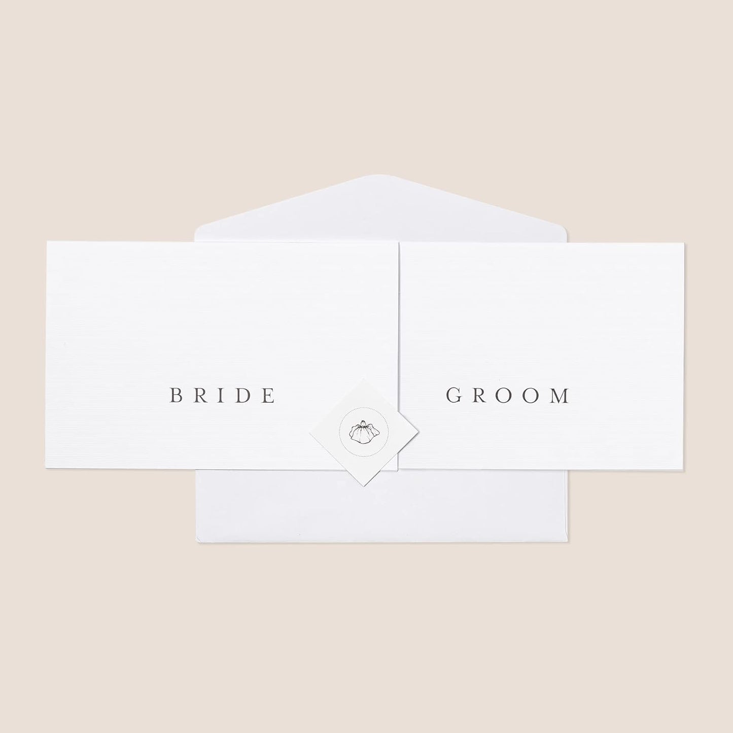 FLUYTCO Wedding Vow Book Keepsakes (2 Book Set, His & Hers) Linen Hardcover - Bonus Wedding day Cards - Vow Renewal - Bridal Shower Gifts - Booklet - Journal - Future Mrs & Mr