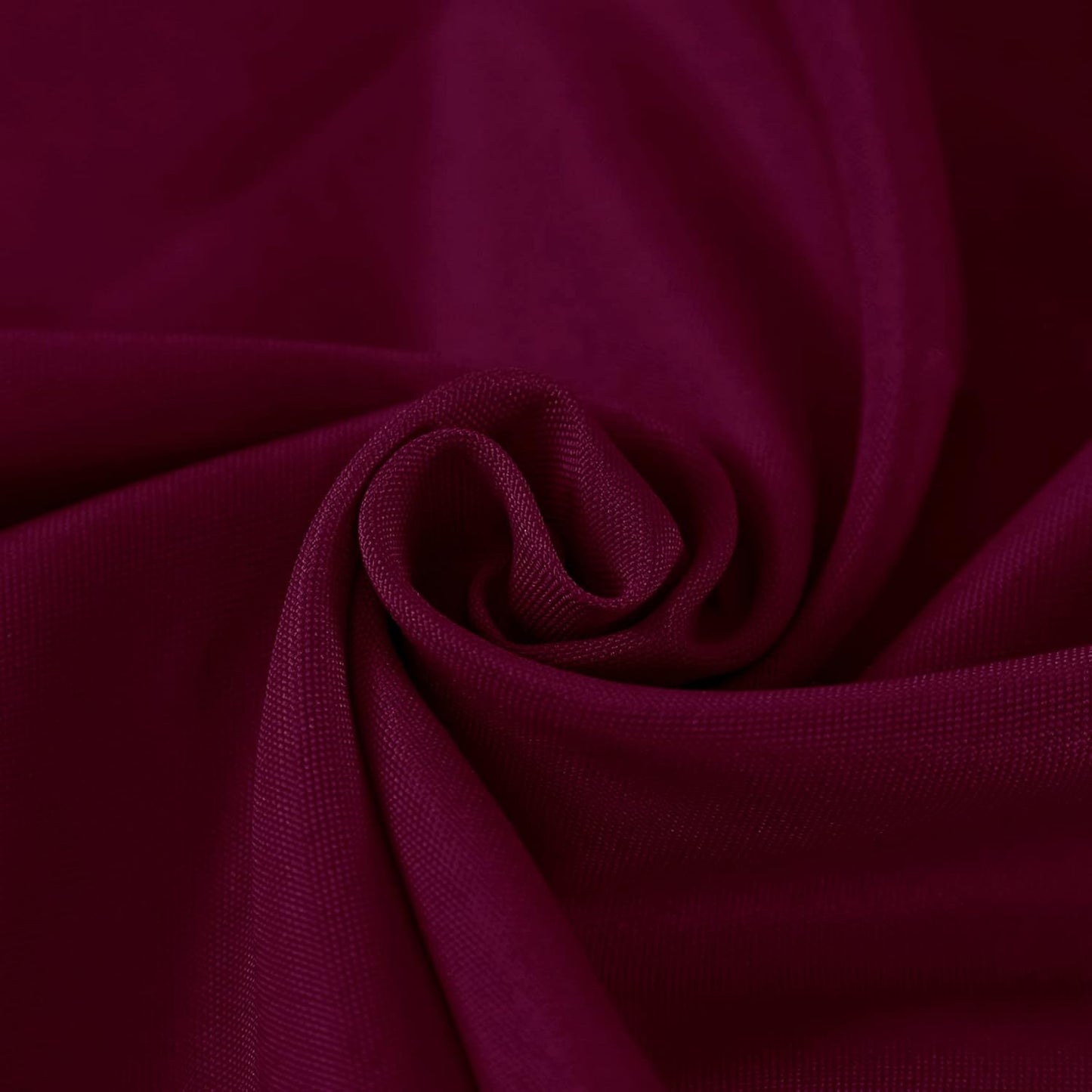 Fokitut 2 Pack Waterproof Round Tablecloth, 90 Inch, Stain Resistant and Wrinkle Polyester Table Cloth, Fabric Table Cover for Kitchen Dining, Wedding, Party, Holiday Dinner-Burgundy