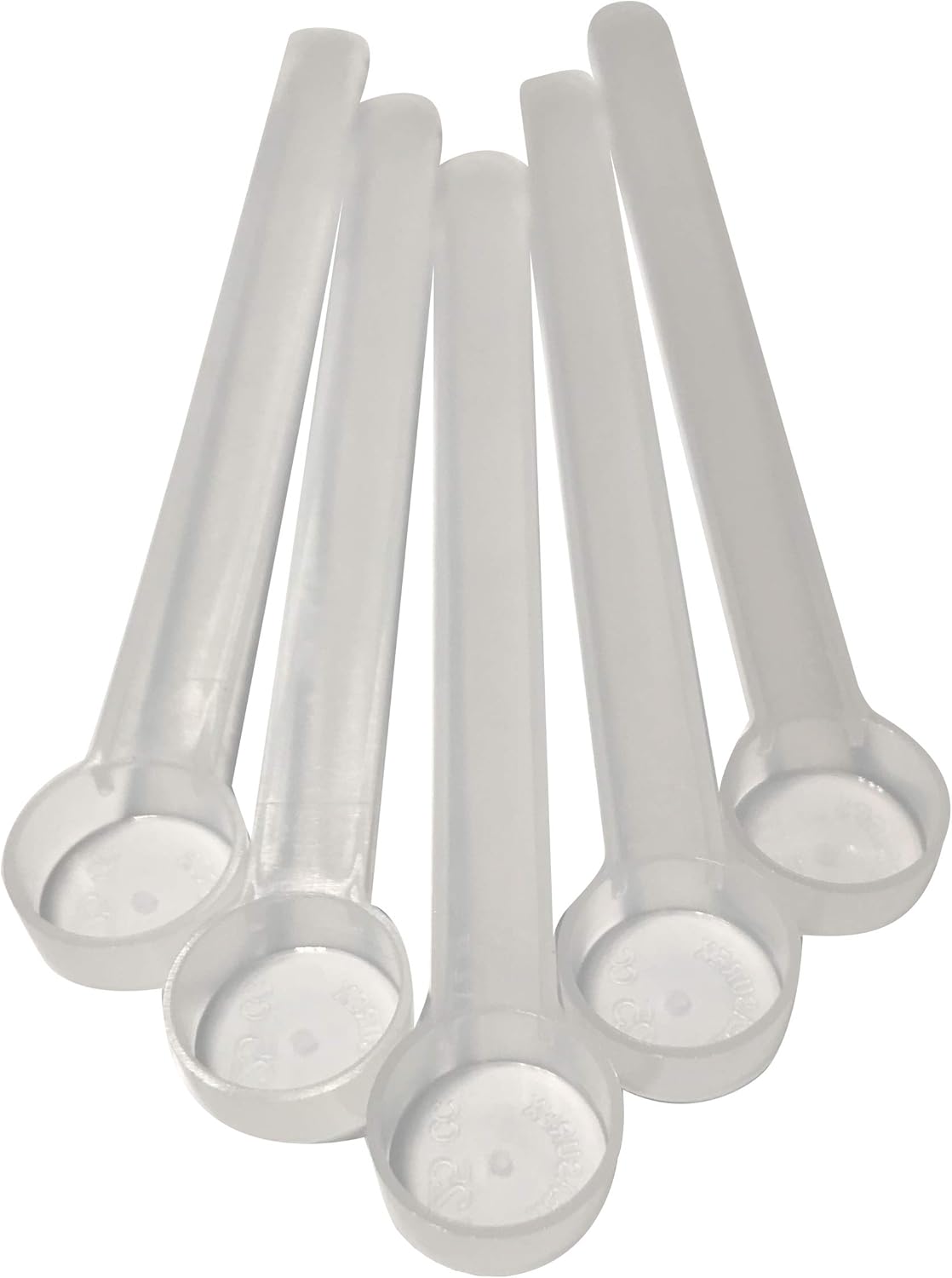 1/8 Teaspoon (0.625 mL | A Pinch) Long Handle Scoop for Measuring Coffee, Pet Food, Grains, Protein, Spices and Other Dry Goods (Pack of 5)