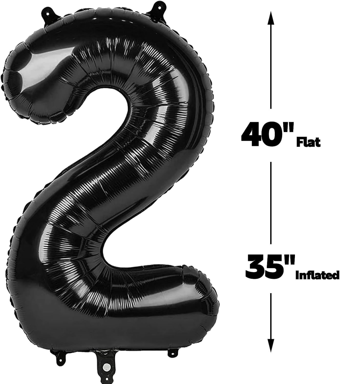 Foil 40 Inch Big Black 29 Balloon Number, Giant Happy 29 Birthday Party Supplies, Large 29 Balloons Anniversary Party Engagement Decorations