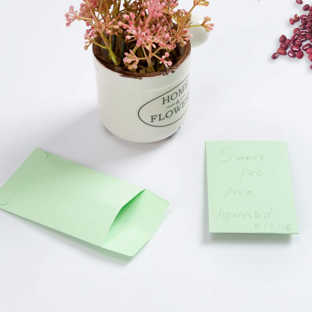 1000 Pieces Colorful Small Coin Envelopes Self-Adhesive Seed Envelopes Mini Parts Small Items Storage Packets Envelopes for Garden, Office or Wedding Gift (2.25×3.5 inch)