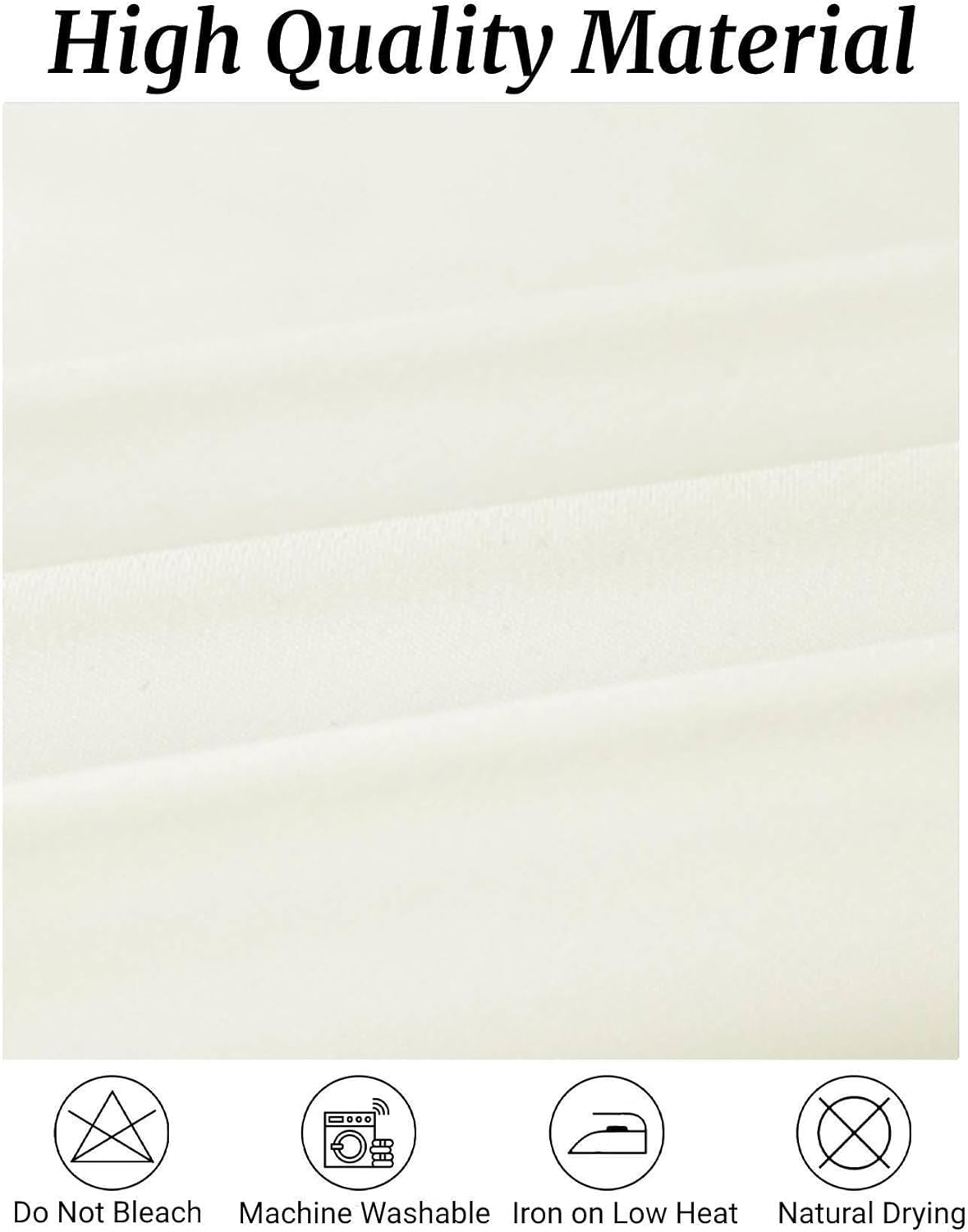 Fokitut 6 Pack Round Tablecloth, 120 Inch, Stain Resistant and Wrinkle Polyester Table Cloth, Fabric Table Cover for Kitchen Dining, Wedding, Party, Holiday Dinner-Ivory