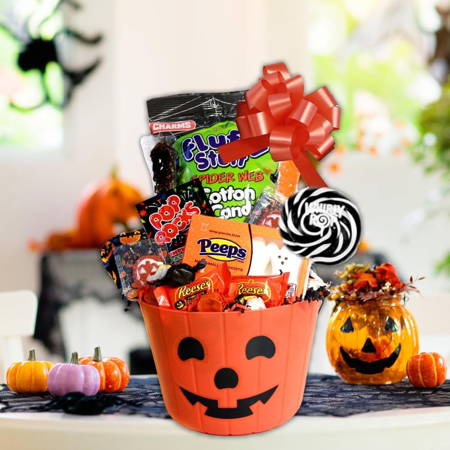 1 LB Black Orange Crinkle Cut Paper Shred Filler Great for Gift Wrapping, Halloween Basket Fillers, Birthday, Gift Wrapping, Anniversary, Christmas Party Decor Filling Supplies