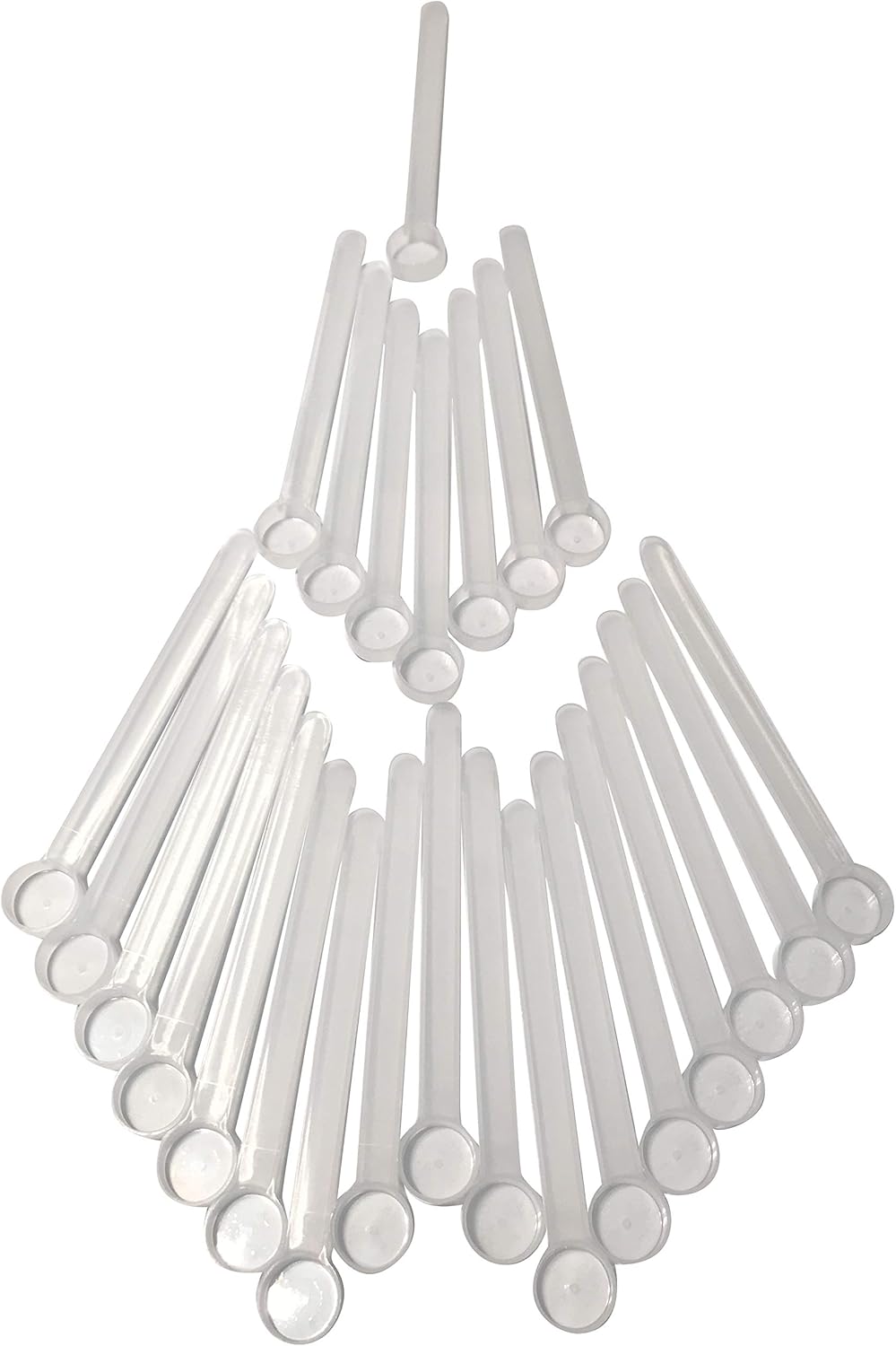 1/8 Teaspoon (0.625 mL | A Pinch) Long Handle Scoop for Measuring Coffee, Pet Food, Grains, Protein, Spices and Other Dry Goods (Pack of 100)