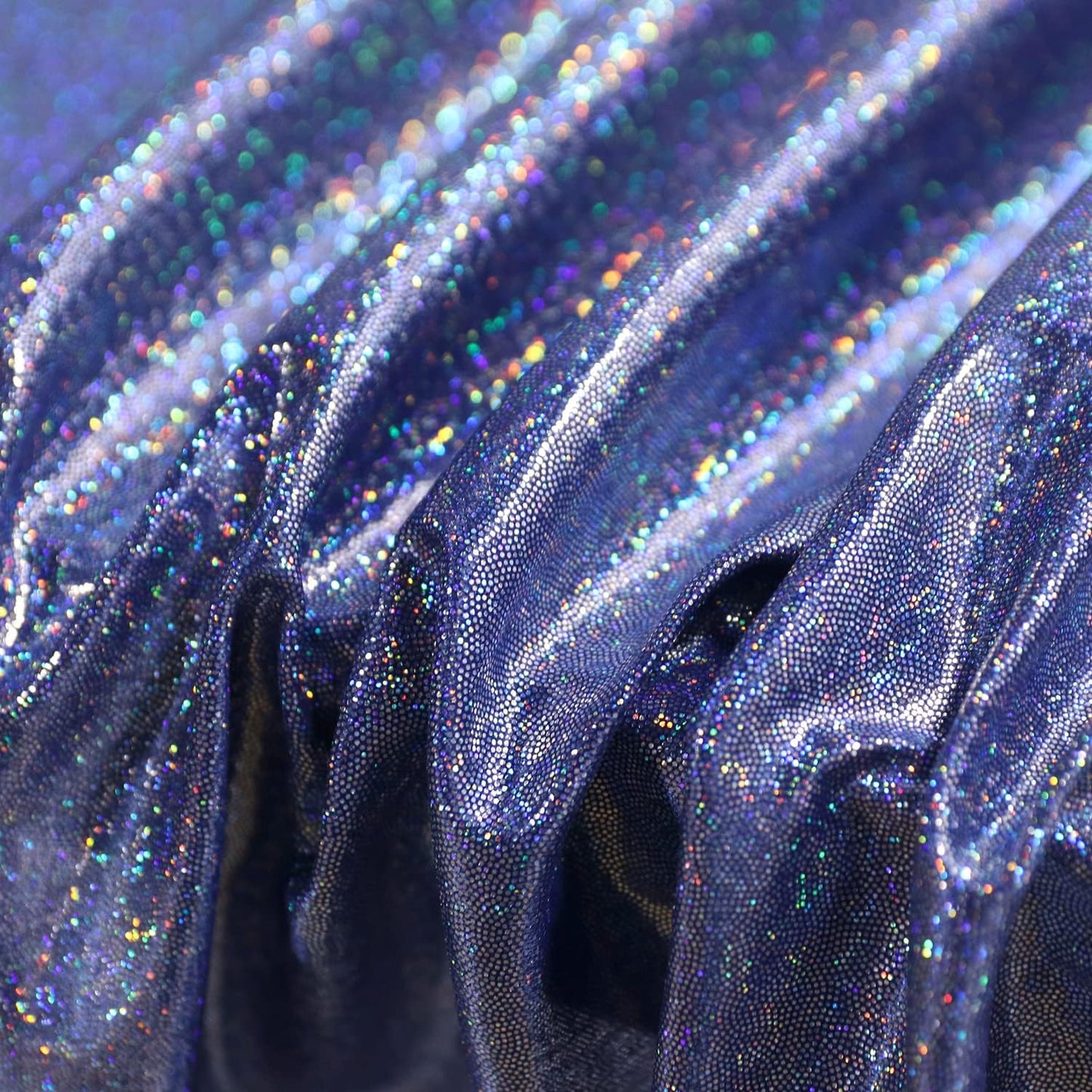 Fitable Sequin Tablecloth for Parties 60x84 Inch - Sparkle Glitter Table Cloth Laser Rectangle Overlay for Wedding Baby Shower Ceremony Birthday Holiday Banquet, Dark Blue